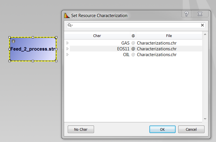 Set a characterization to a resource element (2/2)